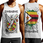 Spirit of Zimbabwe Men Tank Top Flag Colors and Symbol of Peace