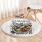 Spirit of Zimbabwe Round Carpet Flag Colors and Symbol of Peace