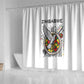 Spirit of Zimbabwe Shower Curtain Flag Colors and Symbol of Peace