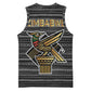 Zimbabwean Bird Statue Basketball Jersey Tribal Pattern Flag Patch and Heritage Symbol TS04
