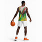Vibe Zimbabwe Basketball Jersey Tribal-Inspired Background with Geometric Flag Color Design TS04