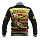 Pride Zimbabwe Baseball Jacket Zimbabwean Bird, Tribal Patterns and Pan-African Colors