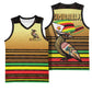 Pride Zimbabwe Basketball Jersey Zimbabwean Bird, Tribal Patterns and Pan-African Colors TS04