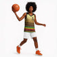 Pride Zimbabwe Basketball Jersey Zimbabwean Bird, Tribal Patterns and Pan-African Colors TS04