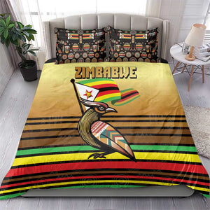Pride Zimbabwe Bedding Set Zimbabwean Bird, Tribal Patterns and Pan-African Colors
