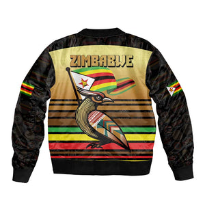 Pride Zimbabwe Bomber Jacket Zimbabwean Bird, Tribal Patterns and Pan-African Colors