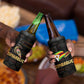 Pride Zimbabwe 4 in 1 Can Cooler Tumbler Zimbabwean Bird, Tribal Patterns and Pan-African Colors
