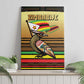 Pride Zimbabwe Canvas Wall Art Zimbabwean Bird, Tribal Patterns and Pan-African Colors