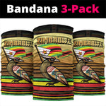 Pride Zimbabwe Neck Gaiter Zimbabwean Bird, Tribal Patterns and Pan-African Colors TS04