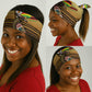 Pride Zimbabwe Neck Gaiter Zimbabwean Bird, Tribal Patterns and Pan-African Colors TS04
