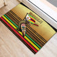 Pride Zimbabwe Rubber Doormat Zimbabwean Bird, Tribal Patterns and Pan-African Colors