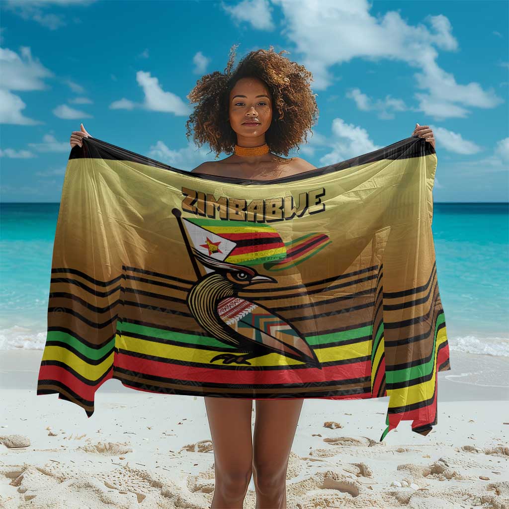 Pride Zimbabwe Sarong Zimbabwean Bird, Tribal Patterns and Pan-African Colors