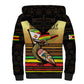 Pride Zimbabwe Sherpa Hoodie Zimbabwean Bird, Tribal Patterns and Pan-African Colors