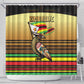 Pride Zimbabwe Shower Curtain Zimbabwean Bird, Tribal Patterns and Pan-African Colors
