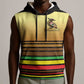 Pride Zimbabwe Sleeveless Hoodie Zimbabwean Bird, Tribal Patterns and Pan-African Colors - African Pride