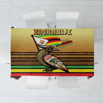 Pride Zimbabwe Tablecloth Zimbabwean Bird, Tribal Patterns and Pan-African Colors