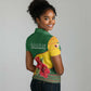 Zimbabwe Flag Map Women Polo Shirt African Tribal Pattern Red Hibiscus Flowers