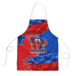 Haiti Flag Day Arcahaie 1803 Apron Geometric Low Poly Flag Art - Birthplace Of Liberty Graphic