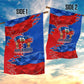 Haiti Flag Day Arcahaie 1803 Garden Flag Geometric Low Poly Flag Art - Birthplace Of Liberty Graphic
