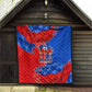 Haiti Flag Day Arcahaie 1803 Quilt Geometric Low Poly Flag Art - Birthplace Of Liberty Graphic