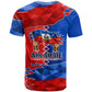 Haiti Flag Day Arcahaie 1803 T shirt Geometric Low Poly Flag Art - Birthplace Of Liberty Graphic