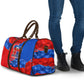 Haiti Flag Day Arcahaie 1803 Travel Bag Geometric Low Poly Flag Art - Birthplace Of Liberty Graphic