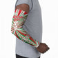 Burundi Pride Beat Of 1962 Independence Day Arm Sleeves Traditional Karyenda Drummer Art With Flag Sunburst Design