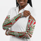Burundi Pride Beat Of 1962 Independence Day Arm Sleeves Traditional Karyenda Drummer Art With Flag Sunburst Design