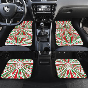 Burundi Pride Beat Of 1962 Independence Day Car Mats Traditional Karyenda Drummer Art With Flag Sunburst Design