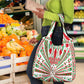 Burundi Pride Beat Of 1962 Independence Day Grocery Bag Traditional Karyenda Drummer Art With Flag Sunburst Design