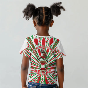 Burundi Pride Beat Of 1962 Independence Day Kid T shirt Traditional Karyenda Drummer Art With Flag Sunburst Design
