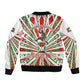 Burundi Pride Beat Of 1962 Independence Day Sleeve Zip Bomber Jacket Traditional Karyenda Drummer Art With Flag Sunburst Design