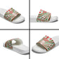 Burundi Pride Beat Of 1962 Independence Day Slide Sandals Traditional Karyenda Drummer Art With Flag Sunburst Design