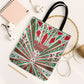 Burundi Pride Beat Of 1962 Independence Day Tote Bag Traditional Karyenda Drummer Art With Flag Sunburst Design
