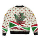 Burundi 1st July Independence Day Bomber Jacket Patriotic Flag Portrait Art - Geometric Star Pattern