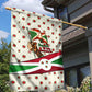 Burundi 1st July Independence Day Garden Flag Patriotic Flag Portrait Art - Geometric Star Pattern
