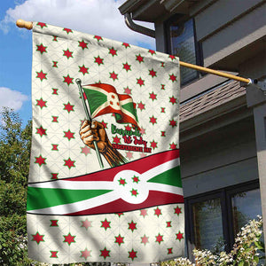 Burundi 1st July Independence Day Garden Flag Patriotic Flag Portrait Art - Geometric Star Pattern