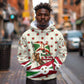Burundi 1st July Independence Day Hoodie Patriotic Flag Portrait Art - Geometric Star Pattern