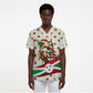 Burundi 1st July Independence Day Scrub Top Patriotic Flag Portrait Art - Geometric Star Pattern