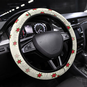 Burundi 1st July Independence Day Steering Wheel Cover Patriotic Flag Portrait Art - Geometric Star Pattern