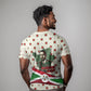 Burundi 1st July Independence Day T shirt Patriotic Flag Portrait Art - Geometric Star Pattern
