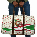 Burundi 1st July Independence Day Travel Bag Patriotic Flag Portrait Art - Geometric Star Pattern