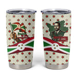 Burundi 1st July Independence Day Tumbler Cup Patriotic Flag Portrait Art - Geometric Star Pattern