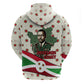 Burundi 1st July Independence Day Zip Hoodie Patriotic Flag Portrait Art - Geometric Star Pattern