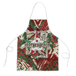 Burundi Independence Day Apron 1st July 1962 Distressed Grunge Flag Art - Broken Chains And Freedom Star