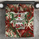 Burundi Independence Day Bedding Set 1st July 1962 Distressed Grunge Flag Art - Broken Chains And Freedom Star