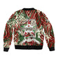 Burundi Independence Day Bomber Jacket 1st July 1962 Distressed Grunge Flag Art - Broken Chains And Freedom Star