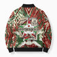 Burundi Independence Day Bomber Puffer Jacket 1st July 1962 Distressed Grunge Flag Art - Broken Chains And Freedom Star