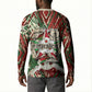 Burundi Independence Day Button Sweatshirt 1st July 1962 Distressed Grunge Flag Art - Broken Chains And Freedom Star