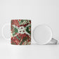 Burundi Independence Day Ceramic Mug 1st July 1962 Distressed Grunge Flag Art - Broken Chains And Freedom Star